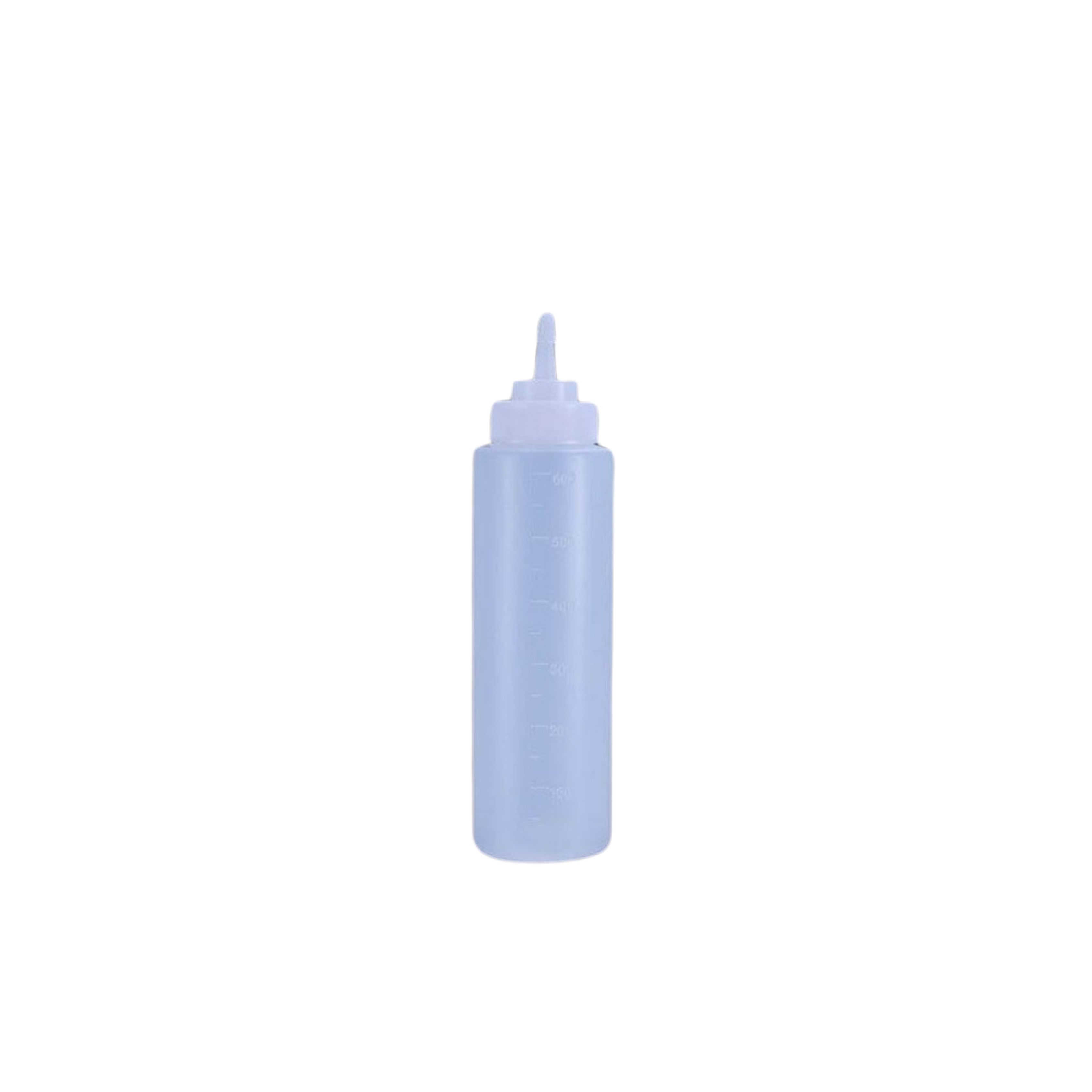 SET DE 3 BOTELLA DISPENSADORA SALSA GRADUADA TRANSPARENTE 350ML - 2