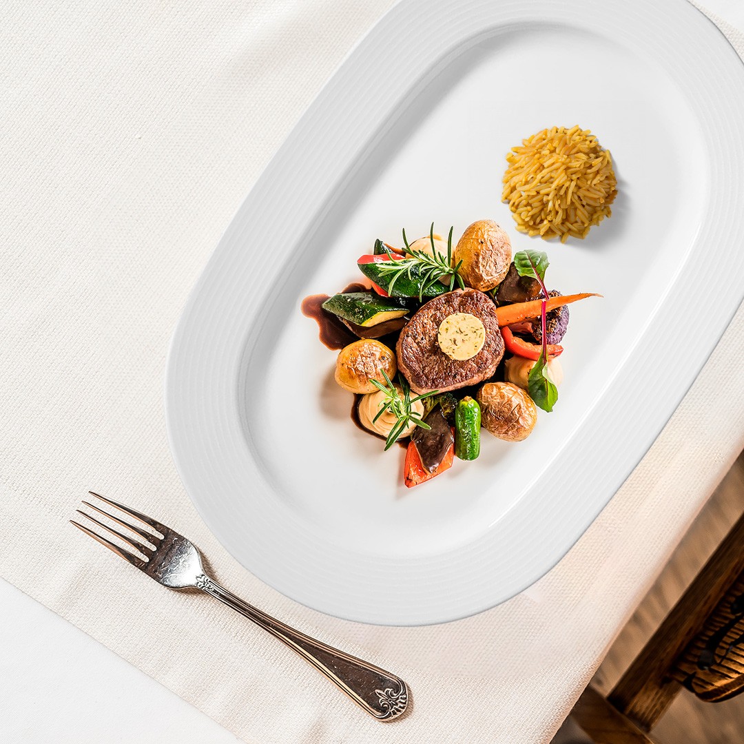 SET DE 6 PLATO OVALADO 22 CM - 2