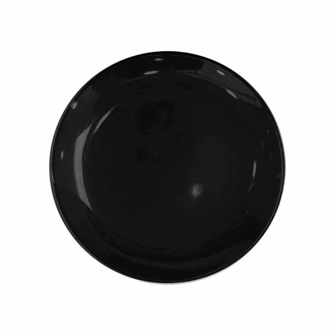 SET DE 6 PLATOS MELAMINA 16 CM. NEGRO - 1