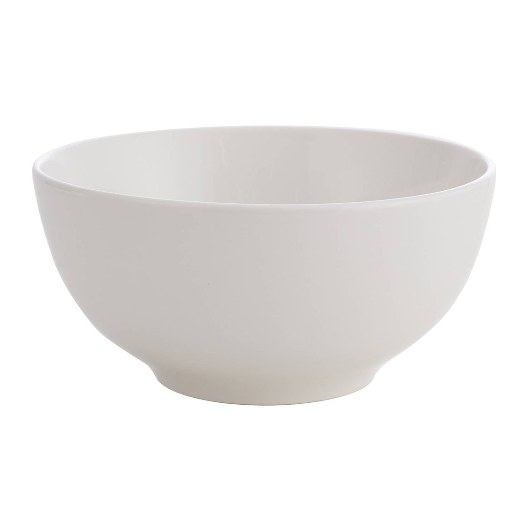 SET DE 6 BOWLS MELAMINA BLANCO 10 CMS - 1