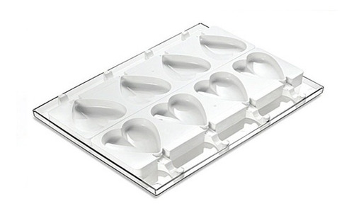 SET DE 2 MOLDES DE SILICONA PARA HELADO DE CORAZON - 2