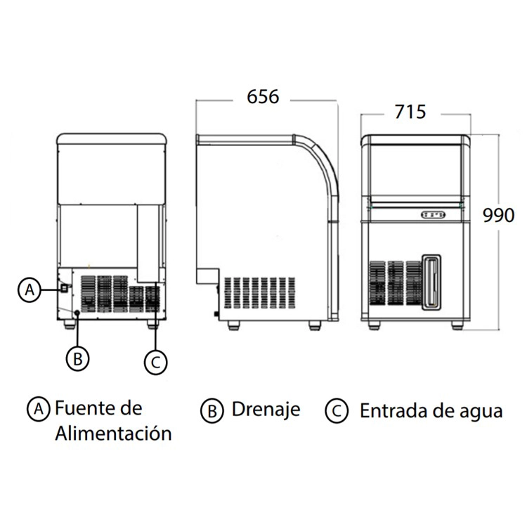 MÁQUINA HIELO IMAHE ZBF-90 - 5