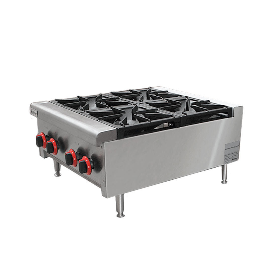 ANAFE INDUSTRIAL A GAS 4 PLATOS VOLTER - 2