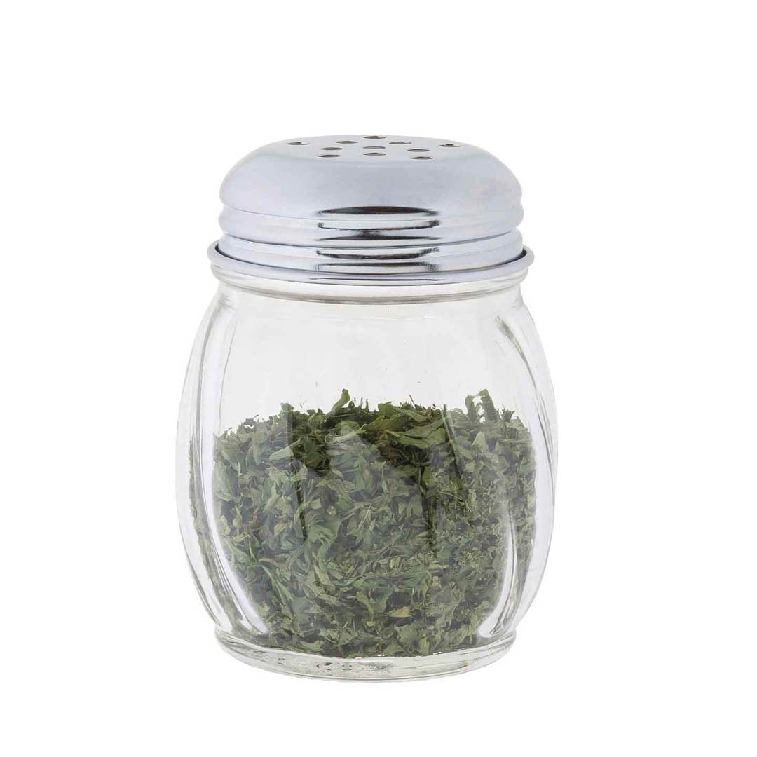 FRASCO ESPECIERO DE 170G DE VIDRIO CON TAPA PERFORADA - 1