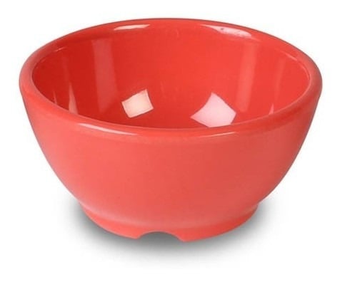 POCILLO MELAMINA ROJO 296ML - 2