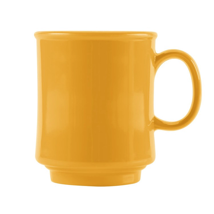 SET DE 6 MUG MELAMINA AMARILLO 235 ML - 1