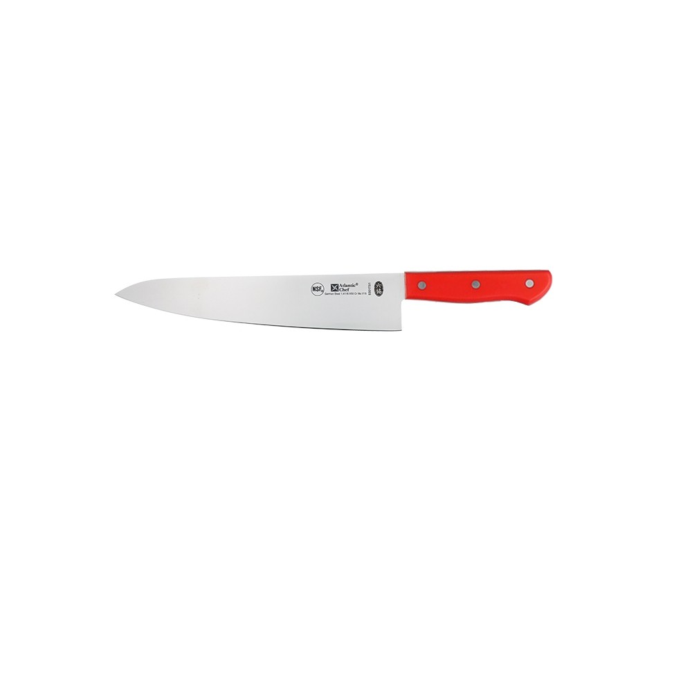 CUCHILLO CHEF MONOBLOCK PREMIUM ROJO 27 CM - 1