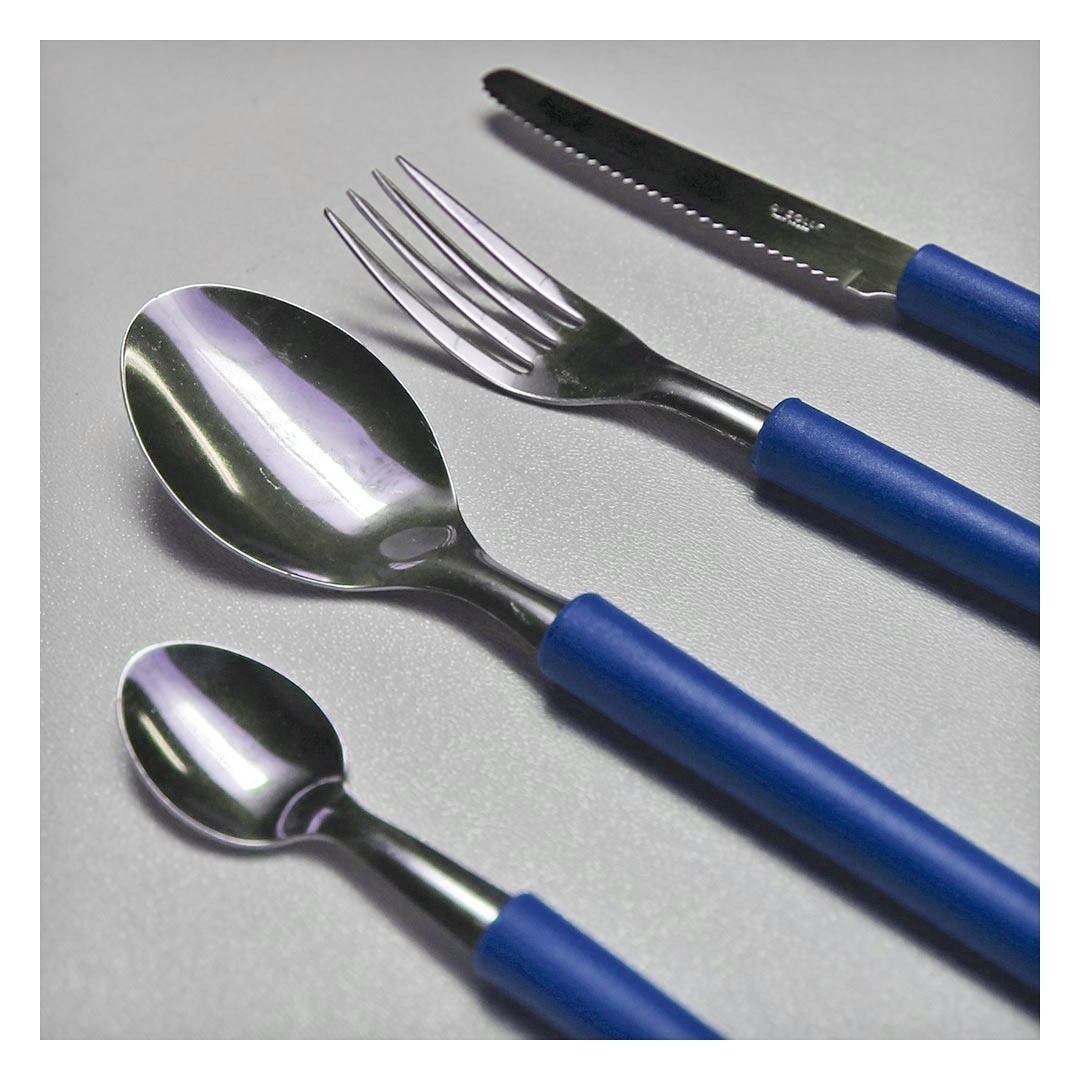 PACK CUBIERTOS 24 PZAS AZUL DISOLLE - 2