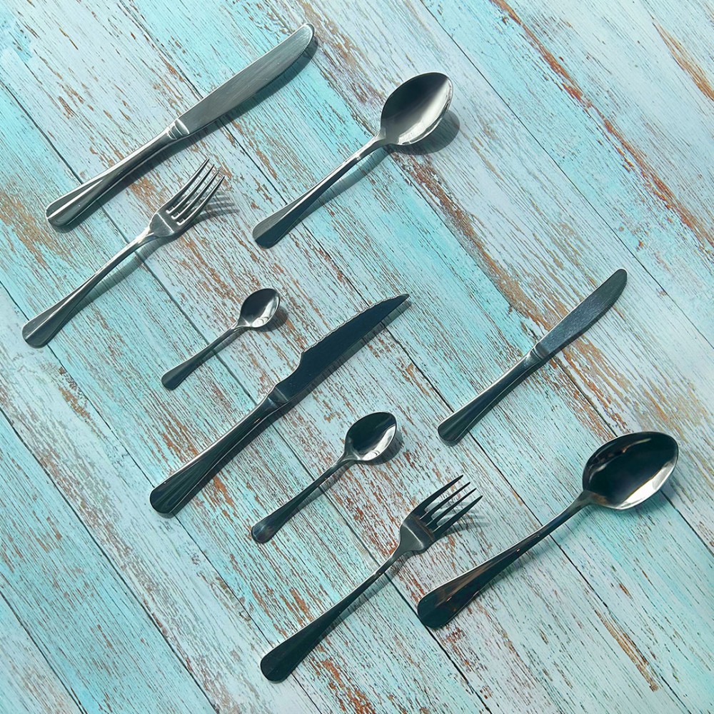 PACK DE 12 CUCHARAS DE CAFÉ LINEA BAGUETTE 25 MM. - 2