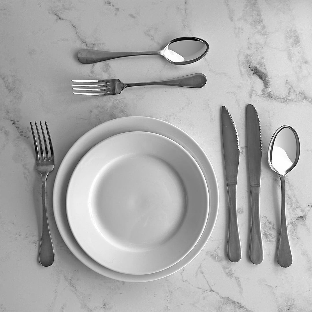 SET DE 12 CUCHARAS DE POSTRE LINEA ROSEMARY CUTLERY - 3