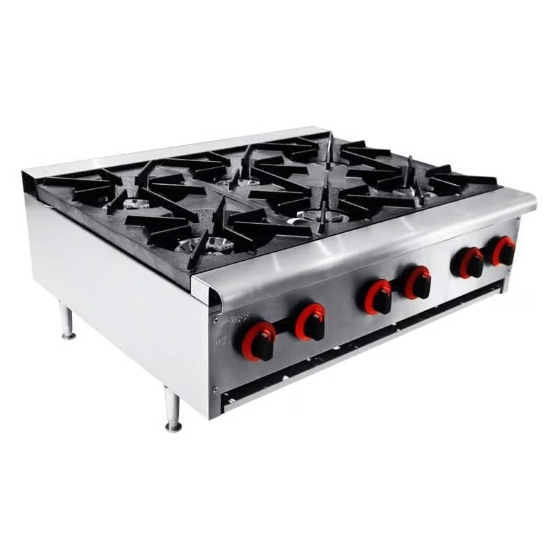 ANAFE IMAHE INDUSTRIAL A GAS 6 PLATOS VOLTER - 2