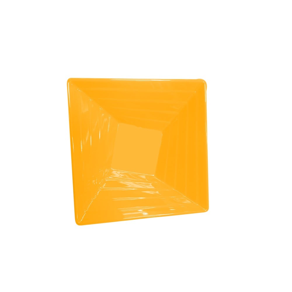 SET DE 4 BOWL CUADRADO MELAMINA 15 CM. AMARILLO - 3
