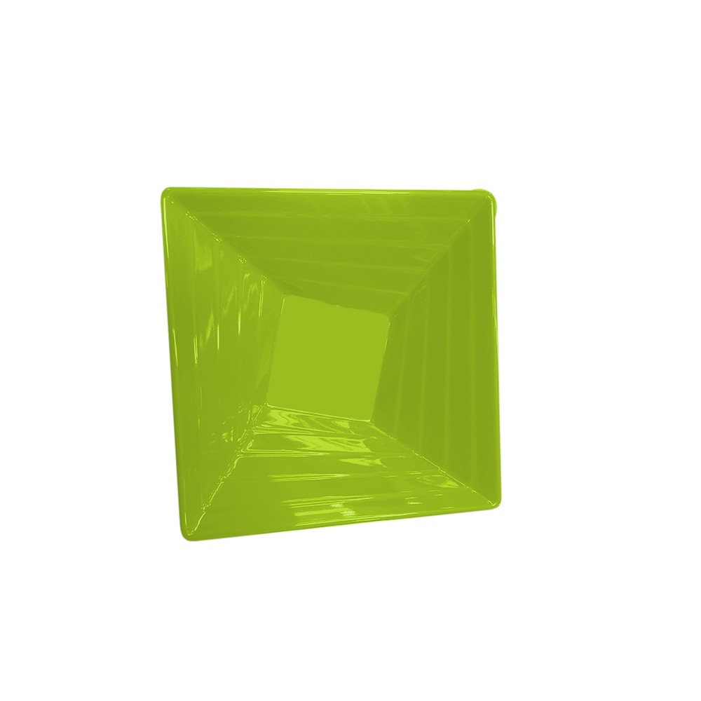 SET DE 4 BOWL CUADRADO MELAMINA 15 CM. VERDE - 3