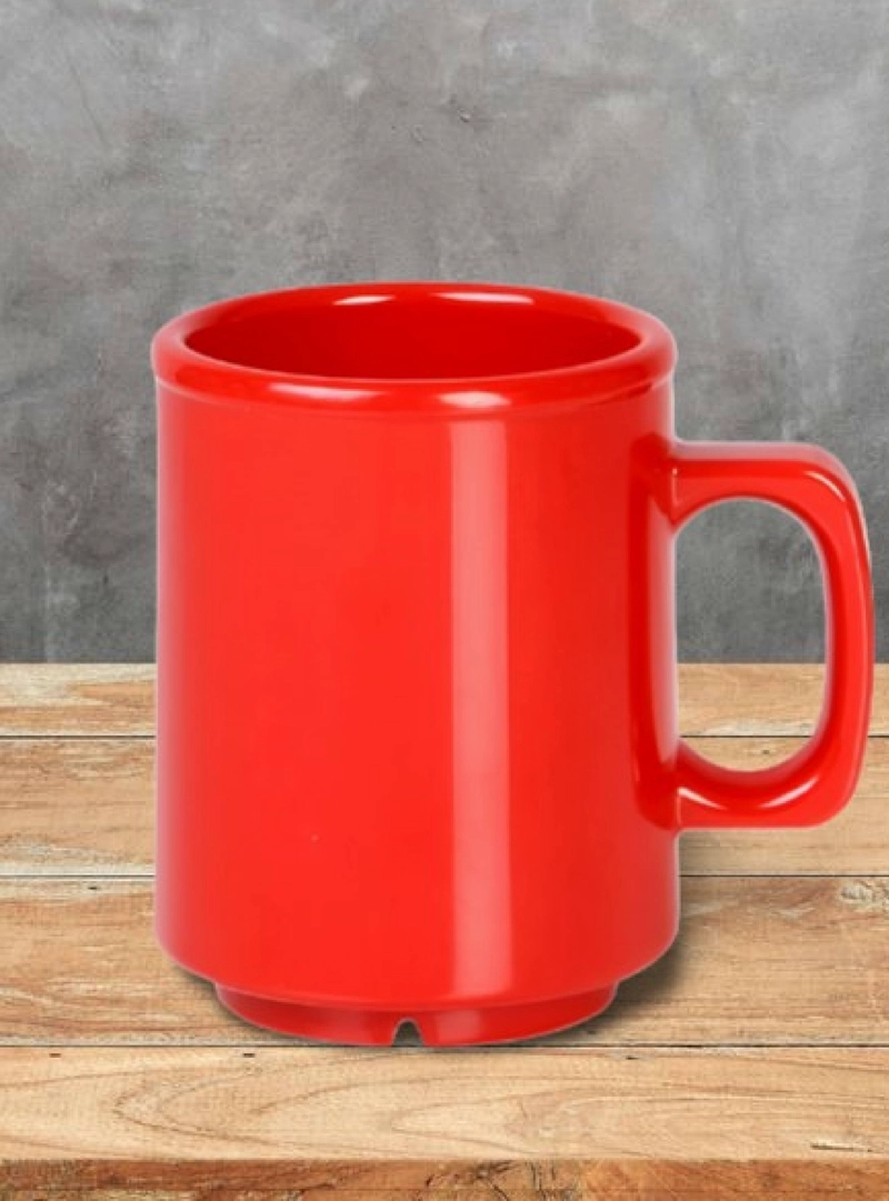 MUG MELAMINA ROJO 240ML - 2