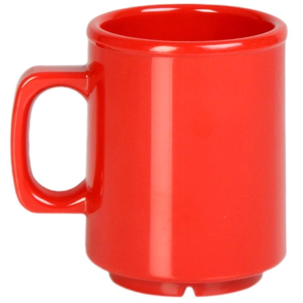 MUG MELAMINA ROJO 240ML - 3