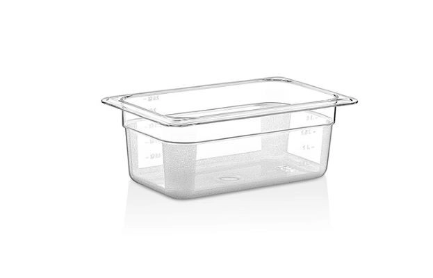 CONTENEDOR POLICARBONATO TRANSPARENTEGN 1/4X10 CMS - 2
