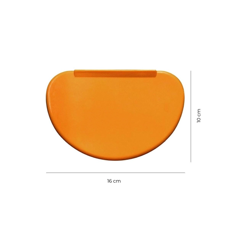 RASPADOR DE MASA PLASTICO CURVO 16X10 CM - 5