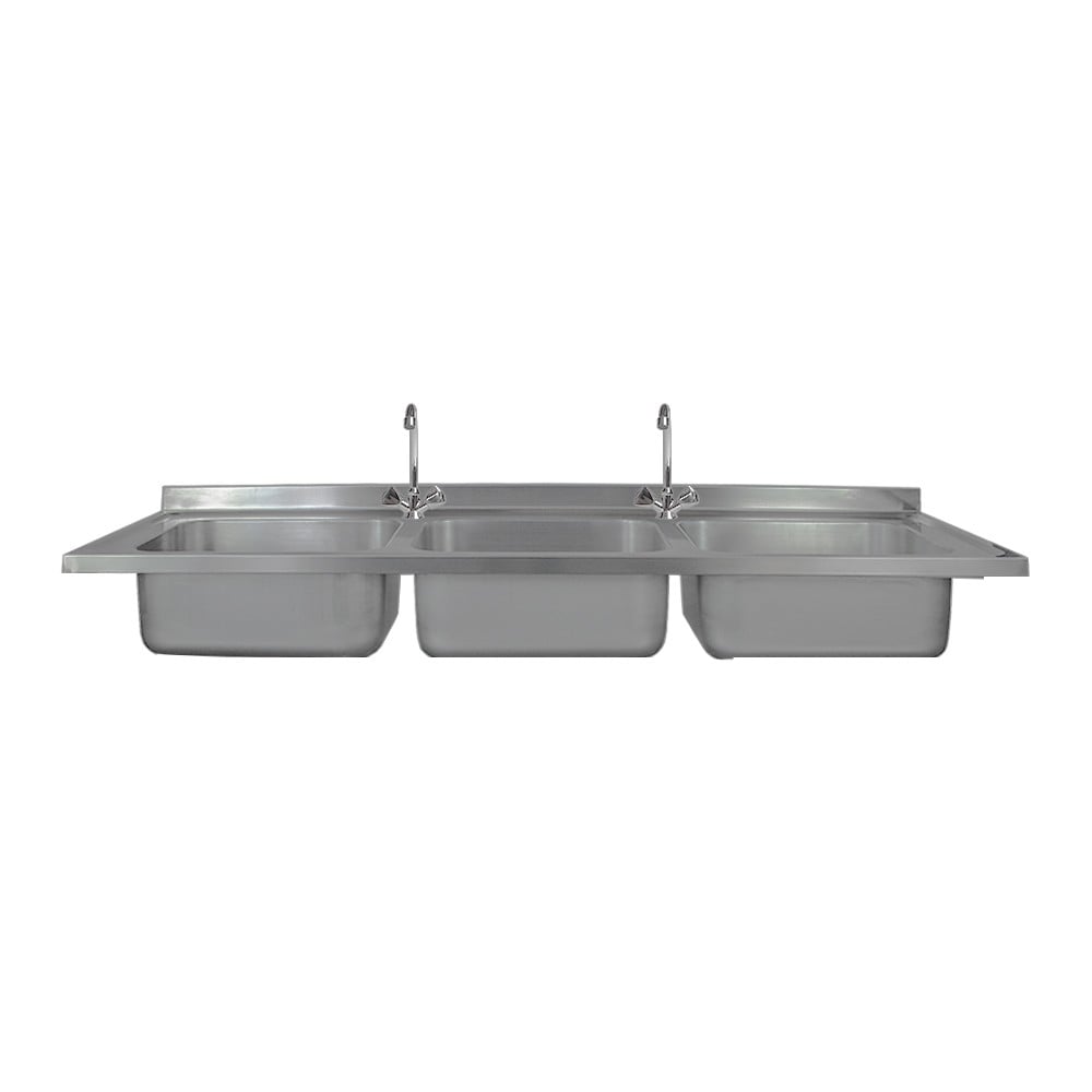 CUBIERTA IMAHE 3 TAZAS SIN SECADOR 180 X 60 CM - 1