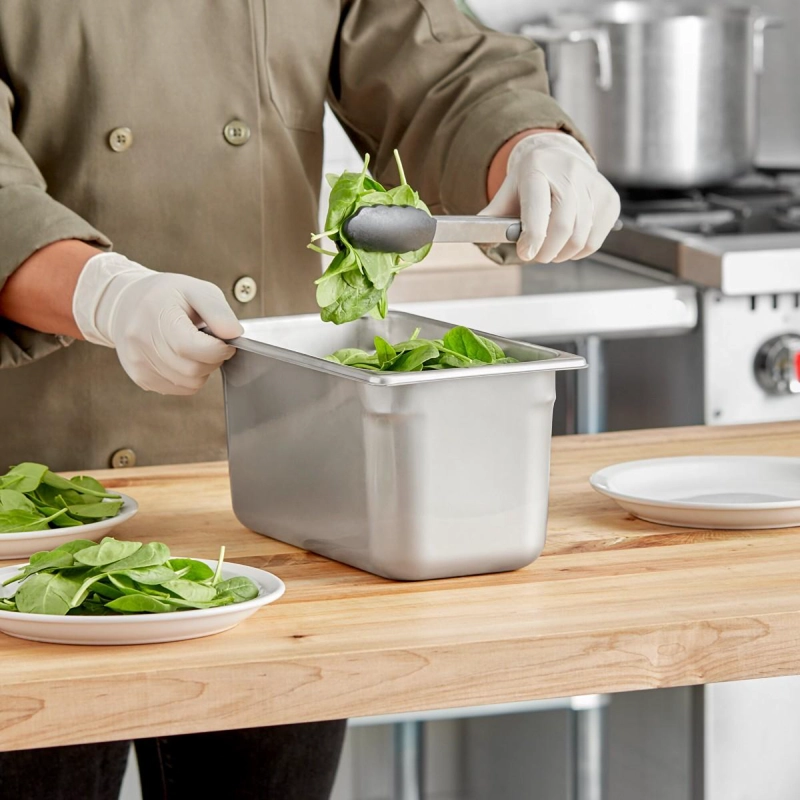 CONTENEDOR GASTRONOMICO ACERO INOXIDABLE GN 1/3 X 15 CM LINEA PREMIUM - 3