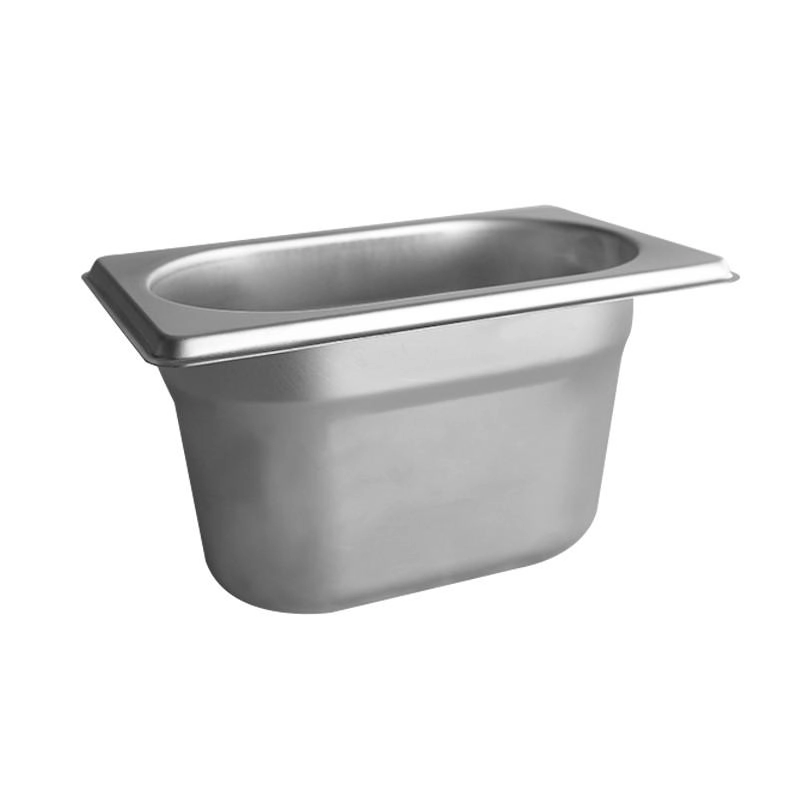 CONTENEDOR GASTRONOMICO ACERO INOXIDABLE GN 1/9X10 CM LINEA PREMIUM - 1