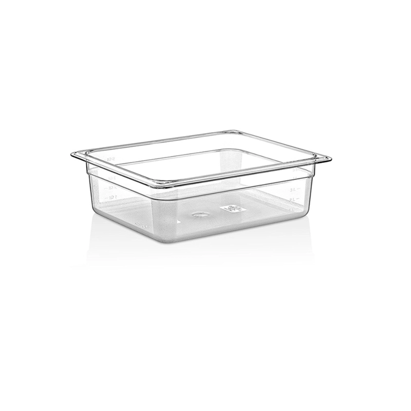 CONTENEDOR POLICARBONATO TRANSPARENTE 1/2X10 CMS