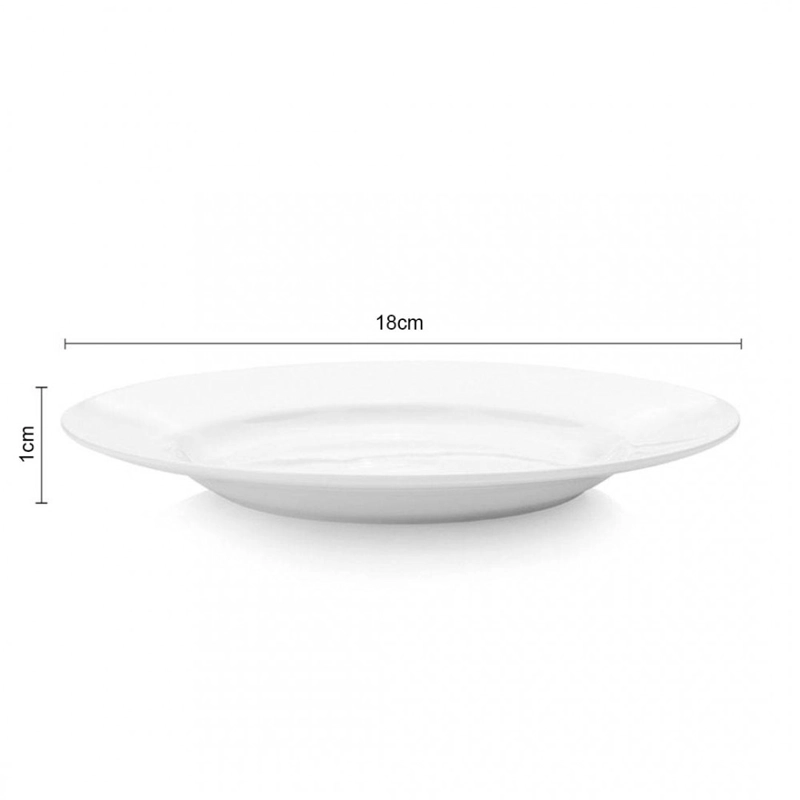 SET DE 6 PLATOS 18 CM BORDE GRUESO LINEA TOWER - 2
