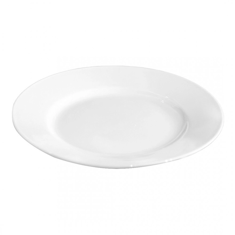 SET DE 6 PLATOS 18 CM BORDE GRUESO LINEA TOWER - 6