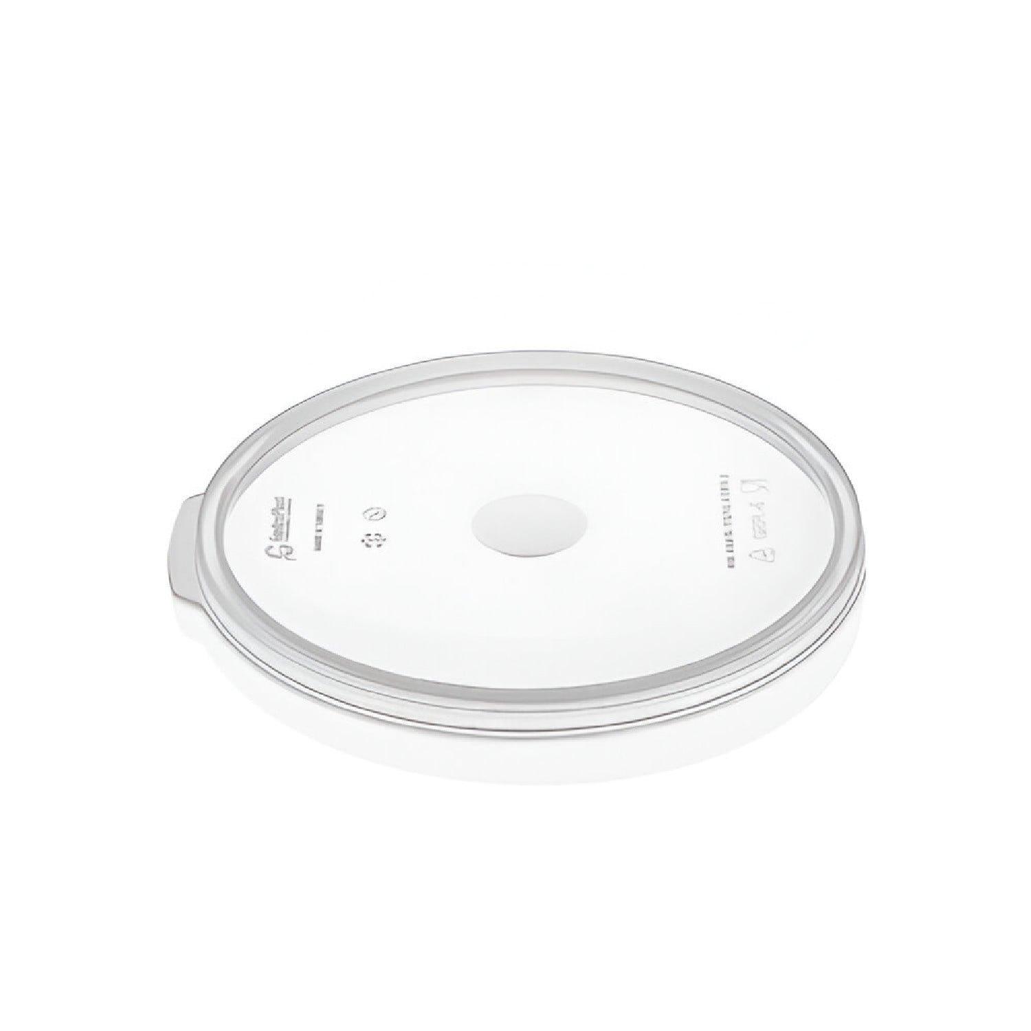 TAPA REDONDA PARA CONTENEDOR 6 Y 7,5 LTS TRANSPARENTE - 1