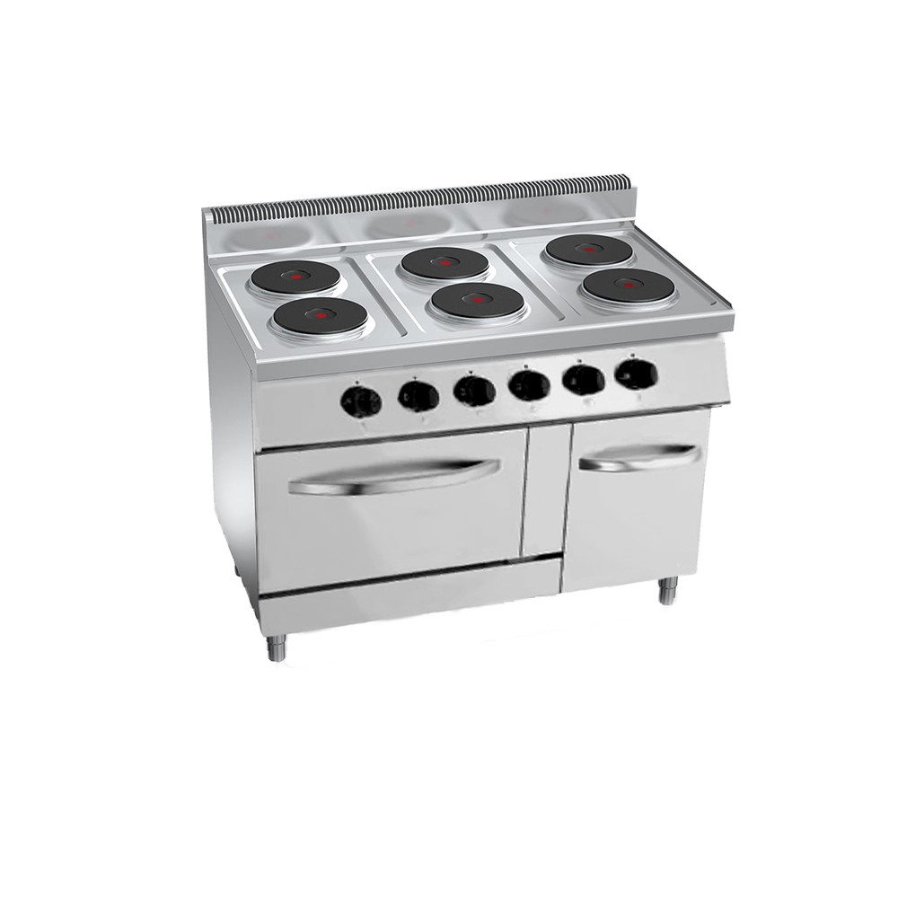 COCINA ELECTRICA 6 PLATOS CON HORNO - 2
