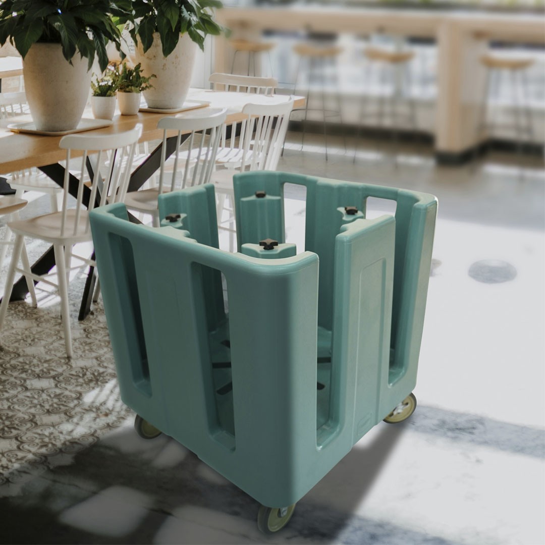 CARRO CAMBRO PORTA PLATOS AJUSTABLE - 2