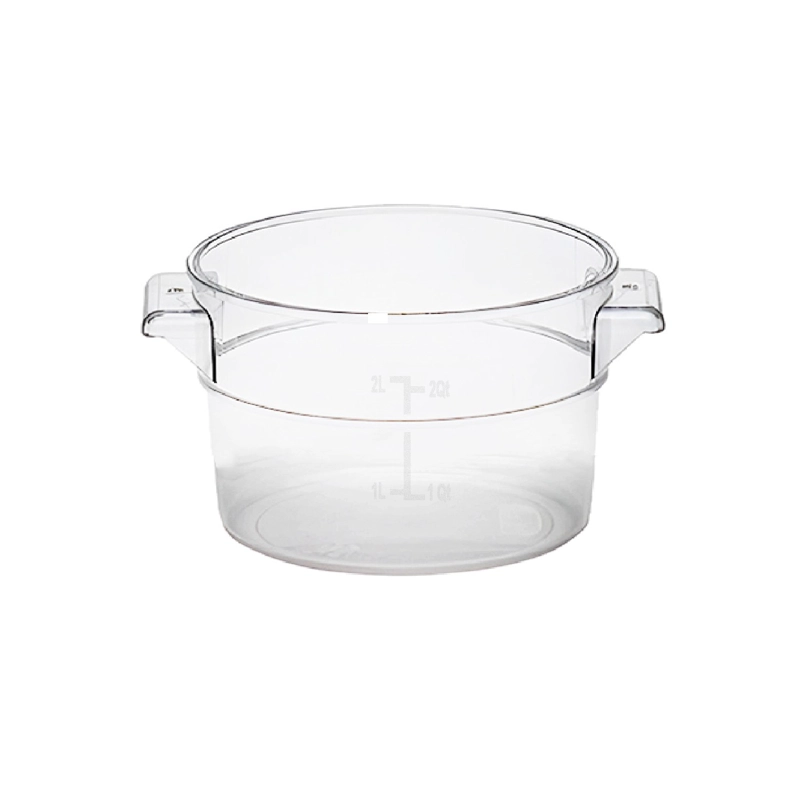 CONTENEDOR POLICARBONATO REDONDO 2,1 LT - 1