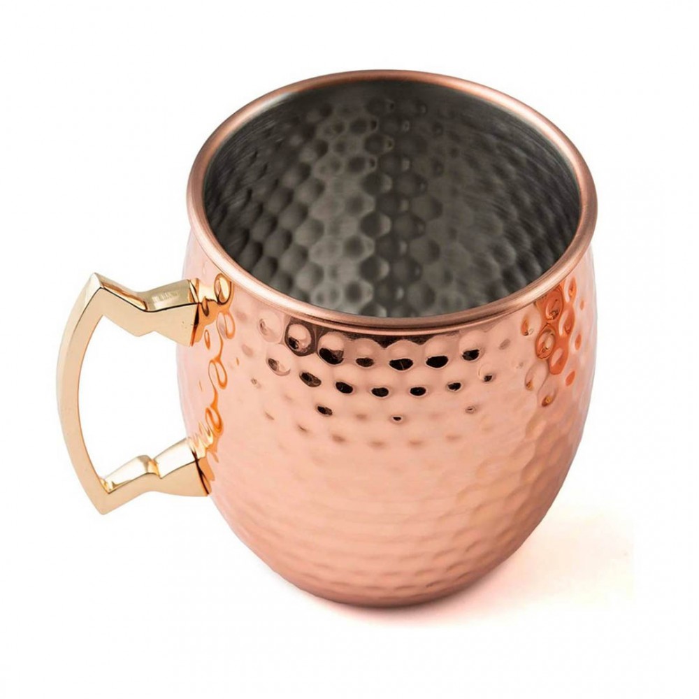 SET DE 4 MUG MOSCOW MULE VASOS COBRE CÓCTEL 500CC - 3
