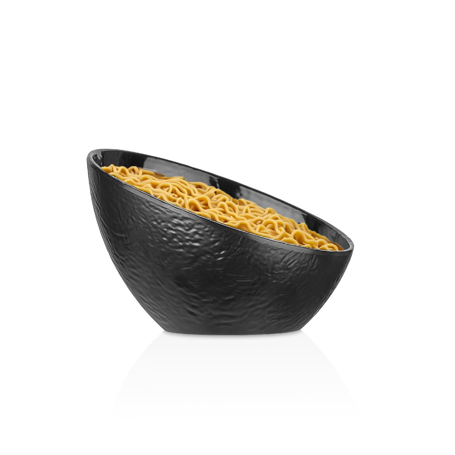 BOWL MELAMINA BORDE CASCADA NEGRO 16 X 16.5 CM LINEA TILDA - 3