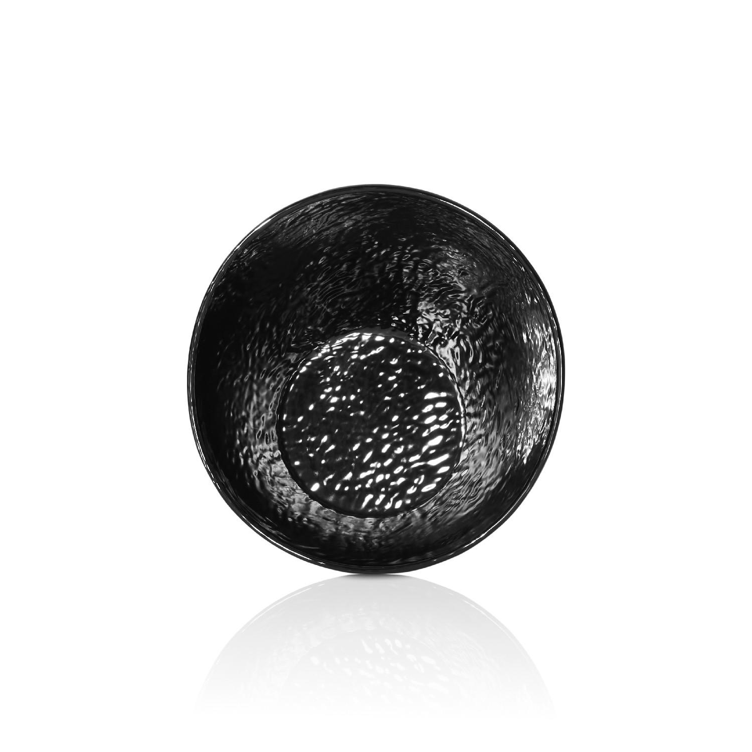 BOWL MELAMINA BORDE CASCADA NEGRO 16 X 16.5 CM LINEA TILDA - 4