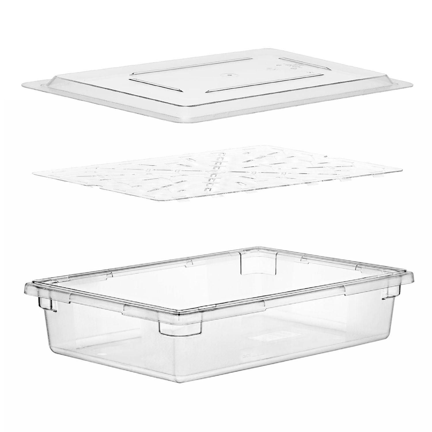 PACK CAJA DE ALMACENAMIENTO MAS TAPA Y DRENAJE 66X46X15 CM - 1