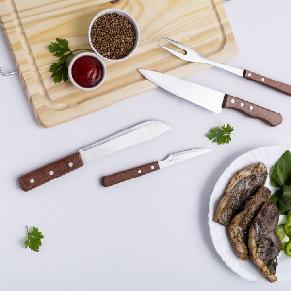 SET DE 6 CUCHILLO CARNE ESPECIAL LÍNEA SOLLEWOOD - 6