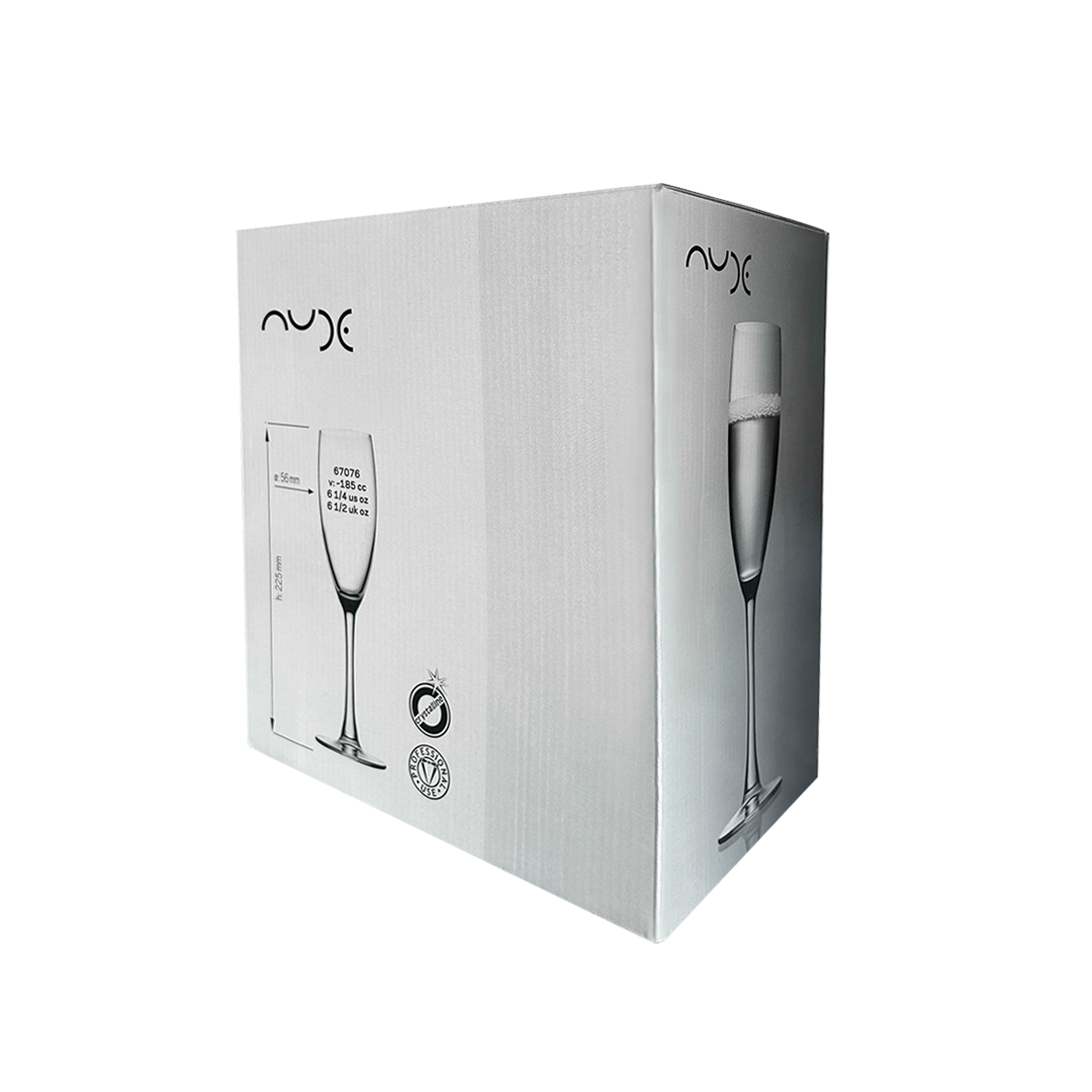 SET 6 COPA CHAMPAGNE CRISTAL 185 CC. LINEA RESERVA - 5