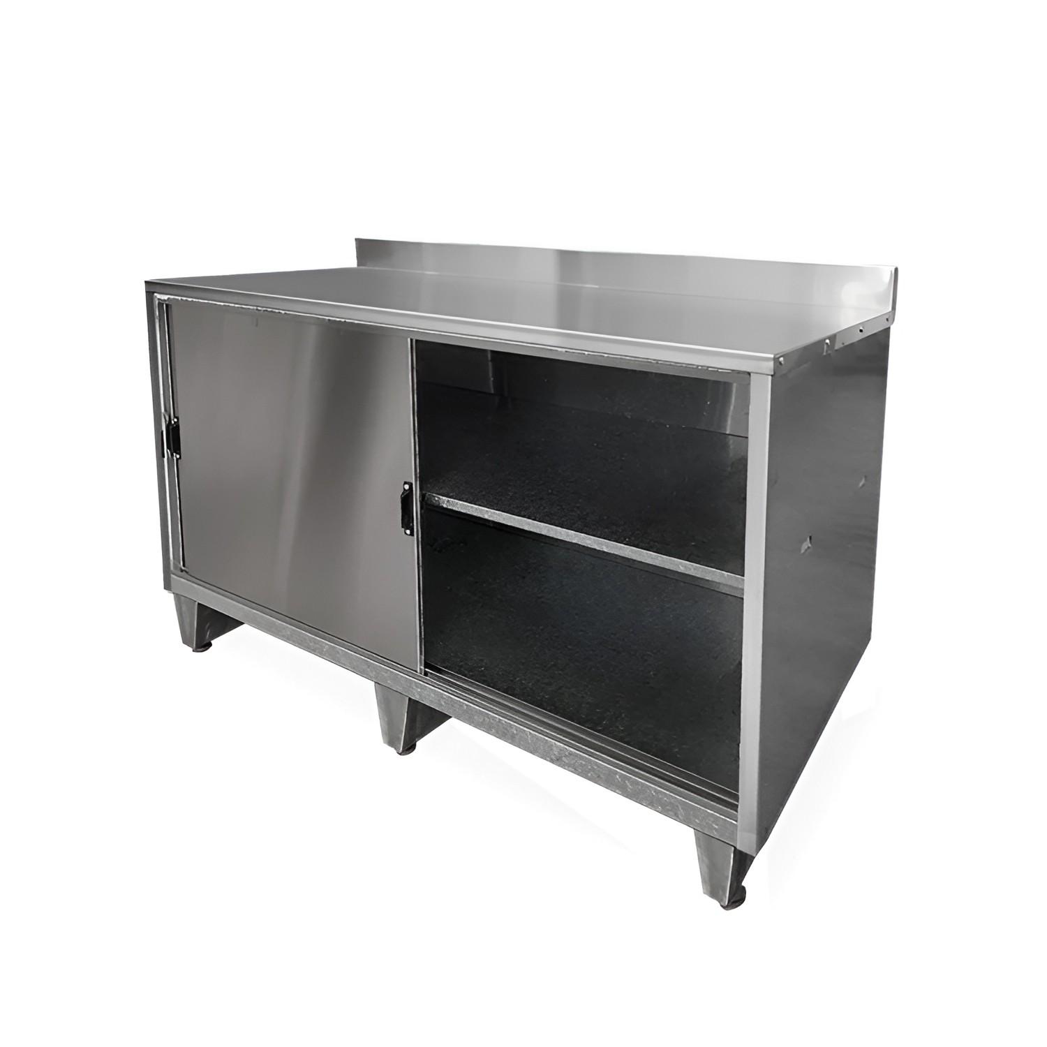 MESÓN IMAS ACERO INOXIDABLE MURAL PUERTAS CORREDERAS 140 CM - 2