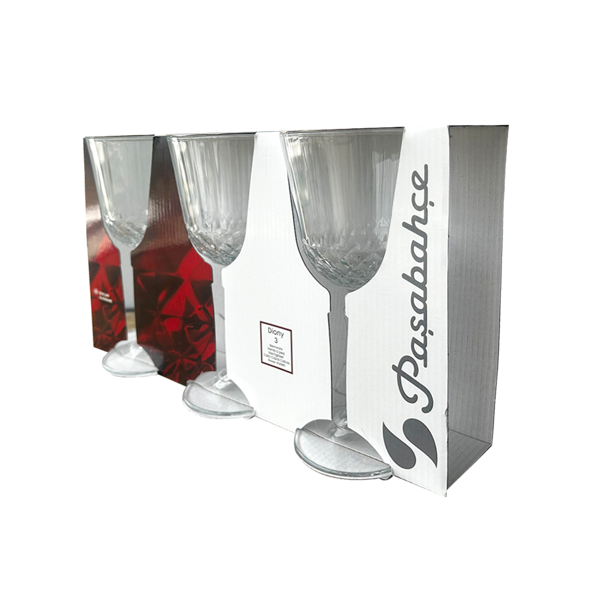 SET 3 COPAS VINO TINTO 310 CC. LINEA DIONY - 8