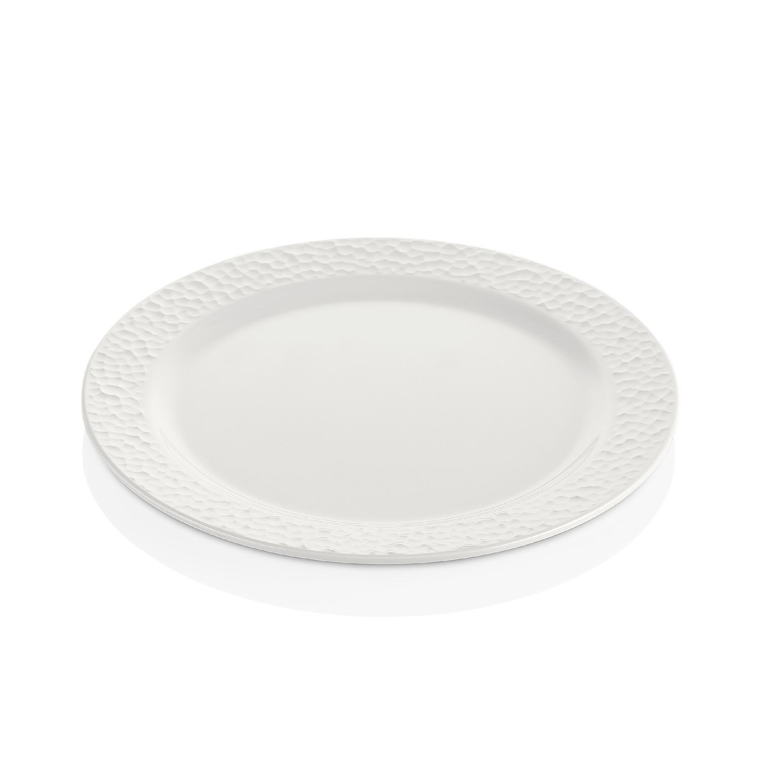 PLATO MELAMINA BLANCO 26 CM LINEA KPLUS - 1