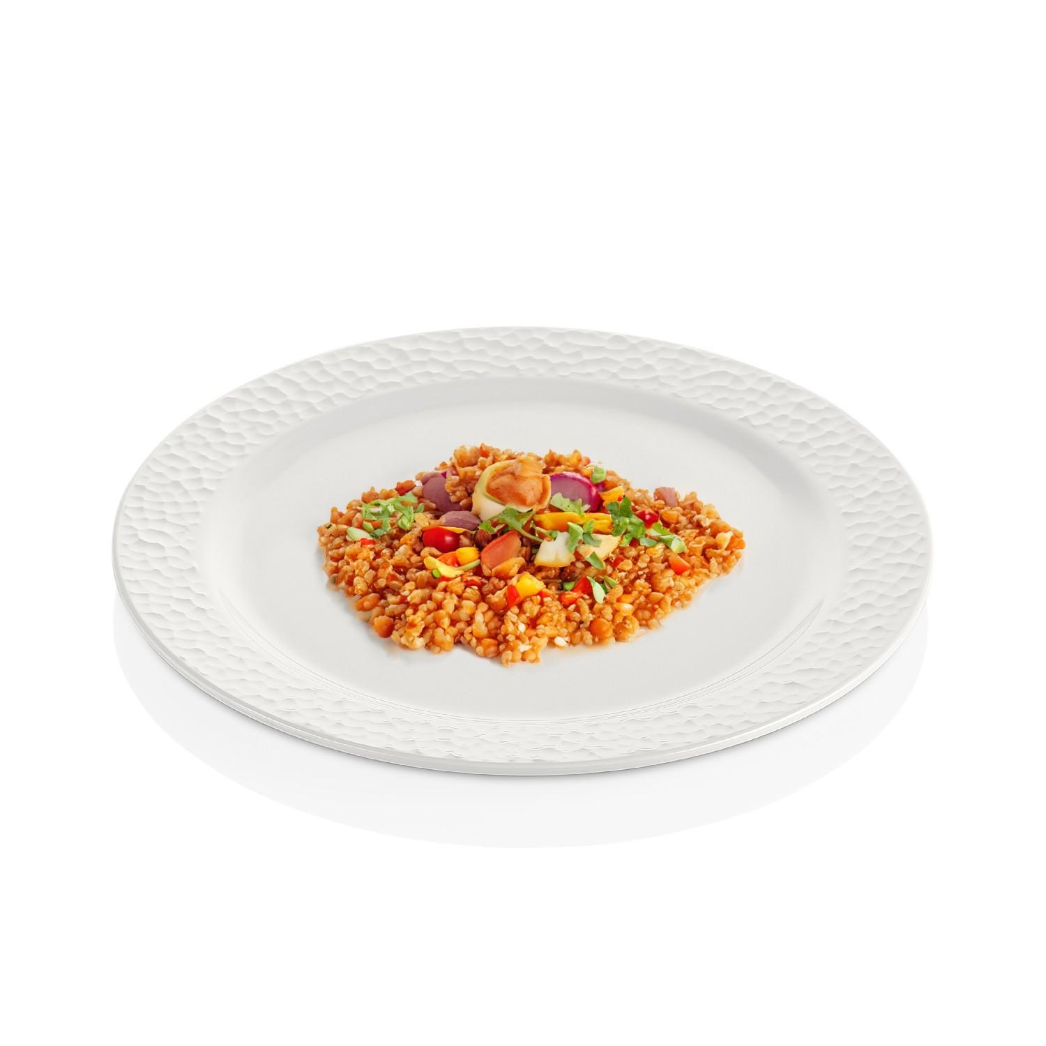 PLATO MELAMINA BLANCO 26 CM LINEA KPLUS - 2