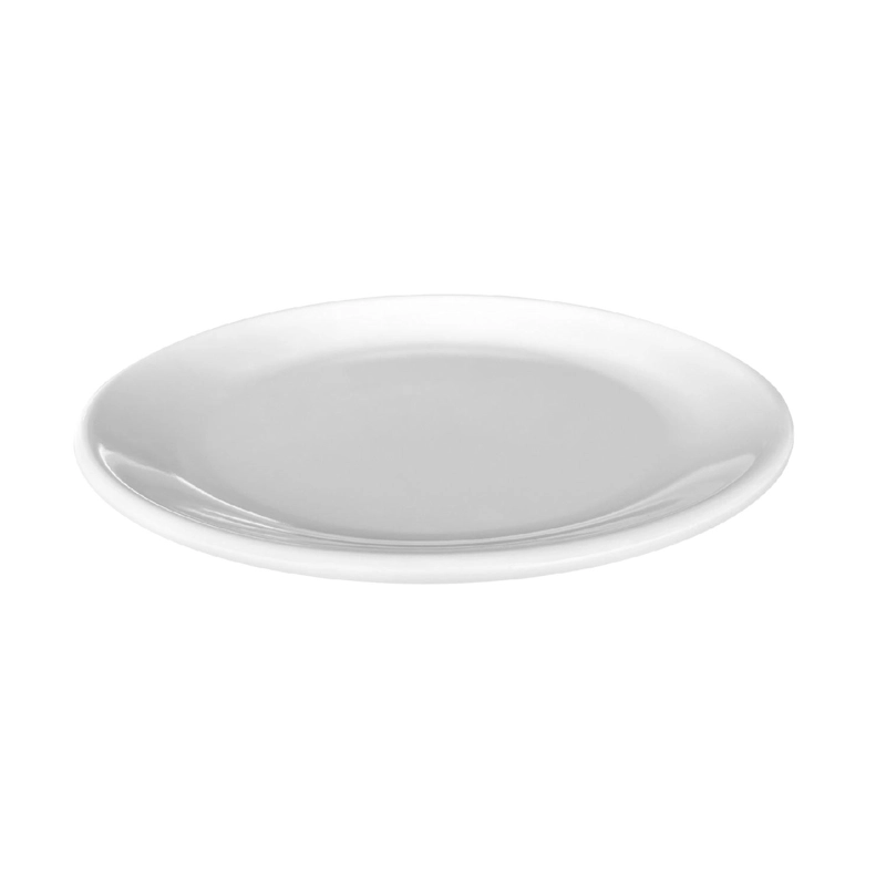SET DE 6 PLATOS DE MELAMINA REDONDO SIN BORDE BLANCO 17 CM L - 3