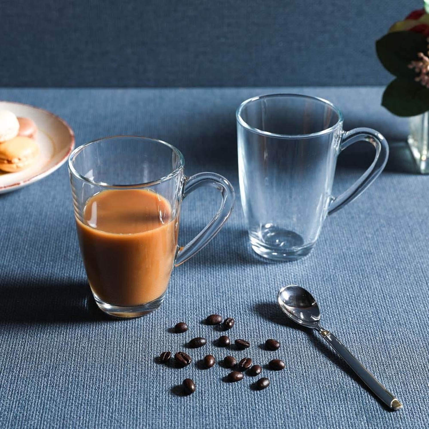 SET 2 TAZA DE VIDRIO 325 CC LINEA ACUA - 2