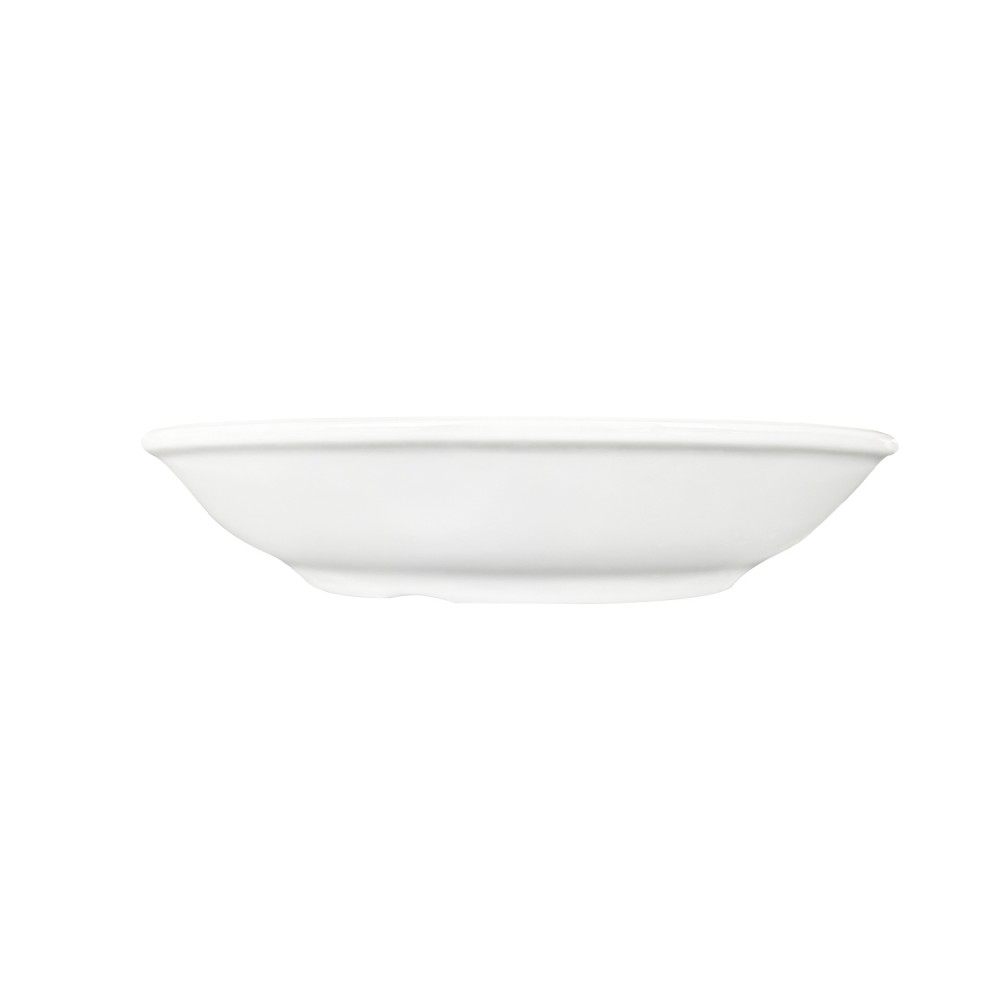 SET DE 6 PLATOS DE MELAMINA HONDO SIN BORDE BLANCO 19 CM LIN - 3