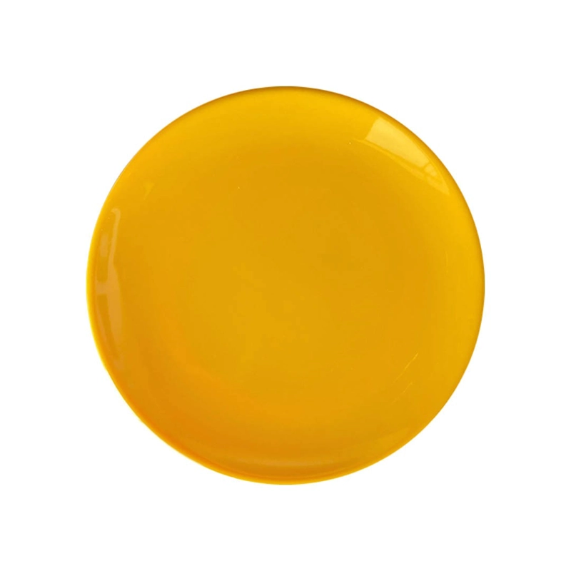 SET DE 4 PLATOS MELAMINA 16 CM. AMARILLO - 1