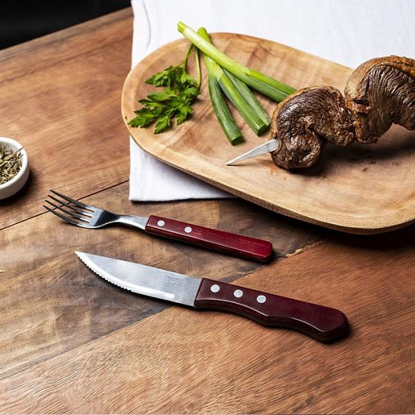 PACK DE 6 CUCHILLO CUCHILLO CARNES JUMBO SOLLEWOOD - 6