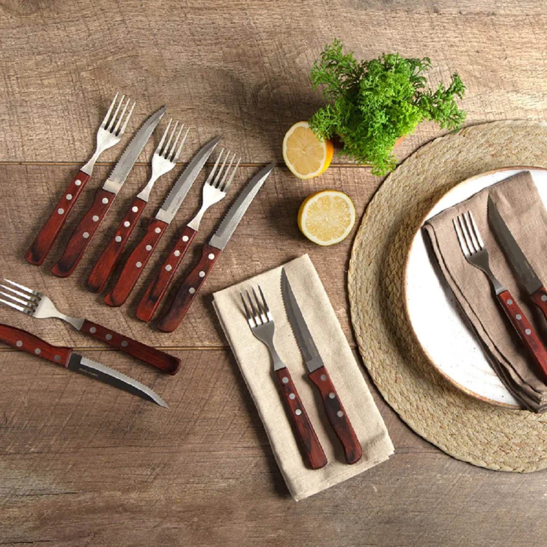 SET DE CUCHILLOS DENTADO SOLLEWOOD HOJA 11 CMS. - 4