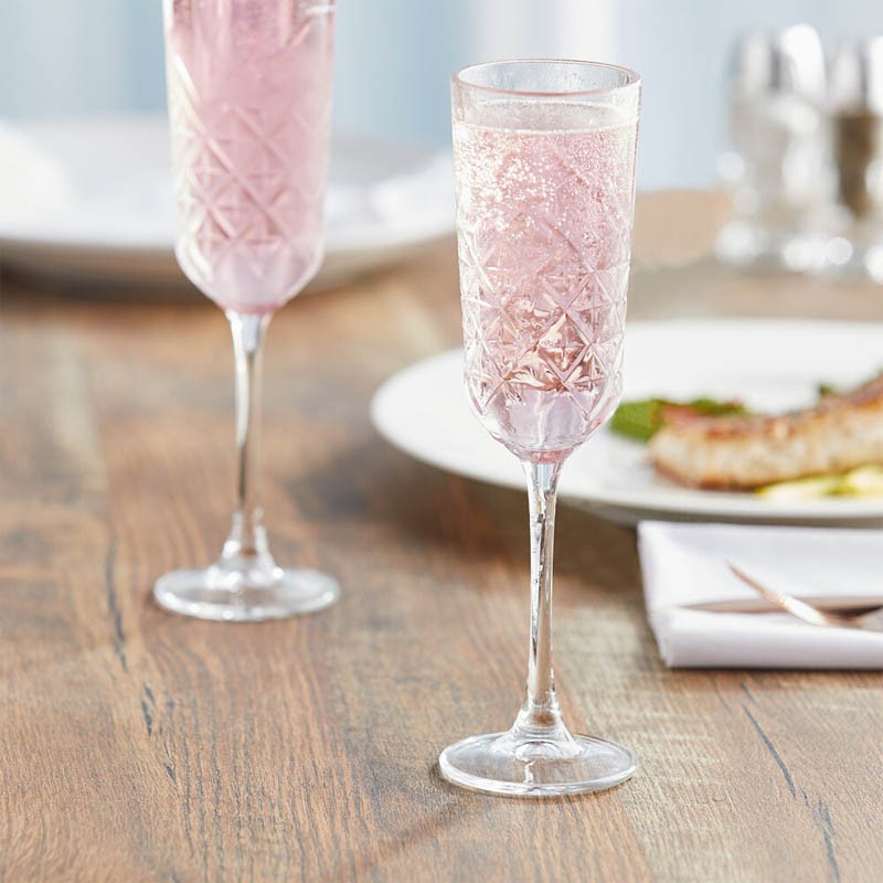 SET 4 COPA CHAMPAGNE LINEA TIMELESS - 2