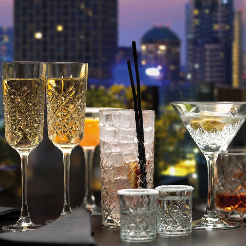 SET 4 COPA CHAMPAGNE LINEA TIMELESS - 5