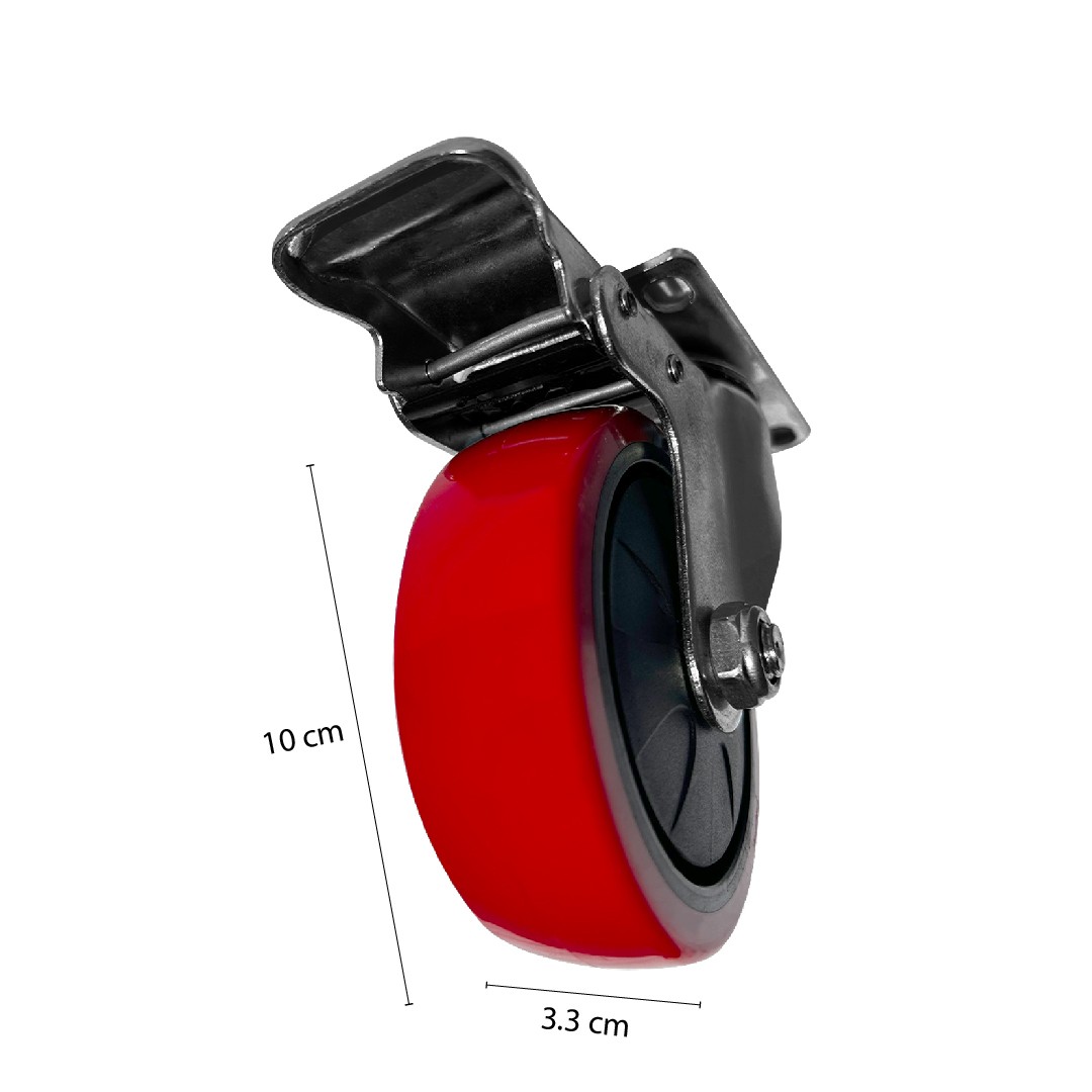 RUEDA IMAS FRENOS ACERO 4' X 100 MM - 4
